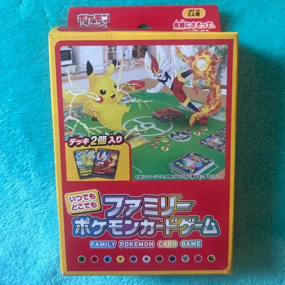 New in box, Pokemon TCG Family Card Game Anytime Anywhere Deck Japanese Sealed